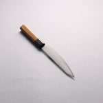 Seisuke AUS10 Espejo Cruzado Kiritsuke Petty, Utilitario 150mm Mango de Palosanto (virola: madera de pakka marrón) - Japanny-SP