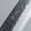 Seisuke Super Azul Nashiji Negro Santoku 170mm Mango de Palosanto (virola: madera de pakka blanco) - Japanny-SP