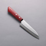 Kunihira VG1 Santoku pequeno 130mm Mango de Madera de pakka roja - Japanny-SP