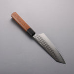 Sakai Takayuki SG2 Damasco Kengata Santoku 160mm Mango de Palosanto (virola: madera de pakka negro) - Japanny-SP