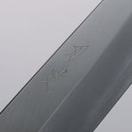 Hado Acero de Plata No.3 Terminado Migaki Santoku 180mm Mango de Laquerado (Kijiro-nuri) - Japanny-SP