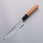 Tessen por Tanaka [Para zurdo] Tamahagane Petty-Utilitario 145mm Mango de Cereza silvestre - Japanny-SP