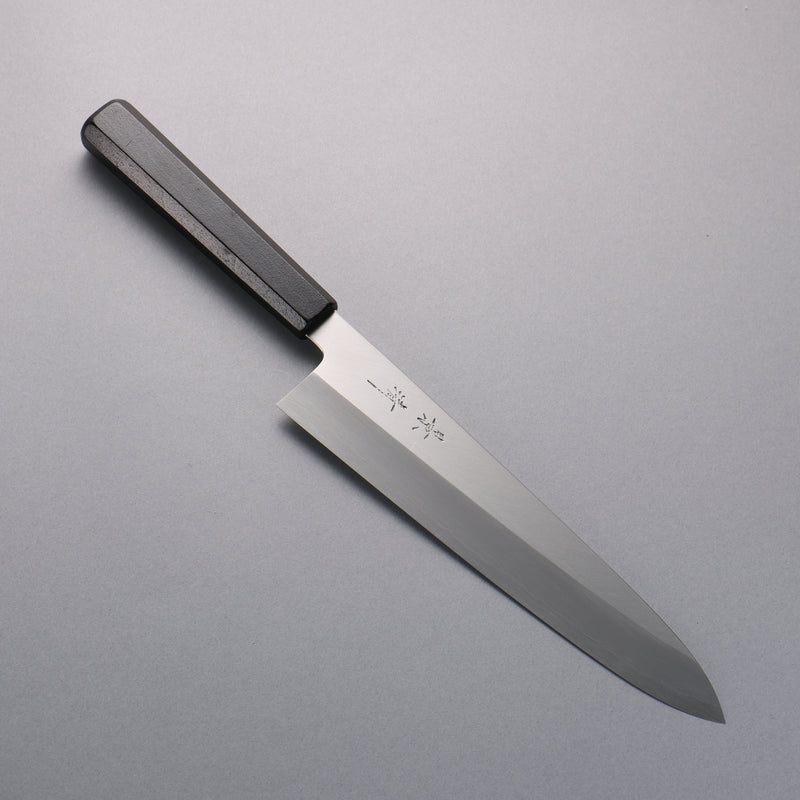 Kagekiyo Acero de Plata No.3 Gyuto 240mm Mango de Lacado Negro - Japanny-SP