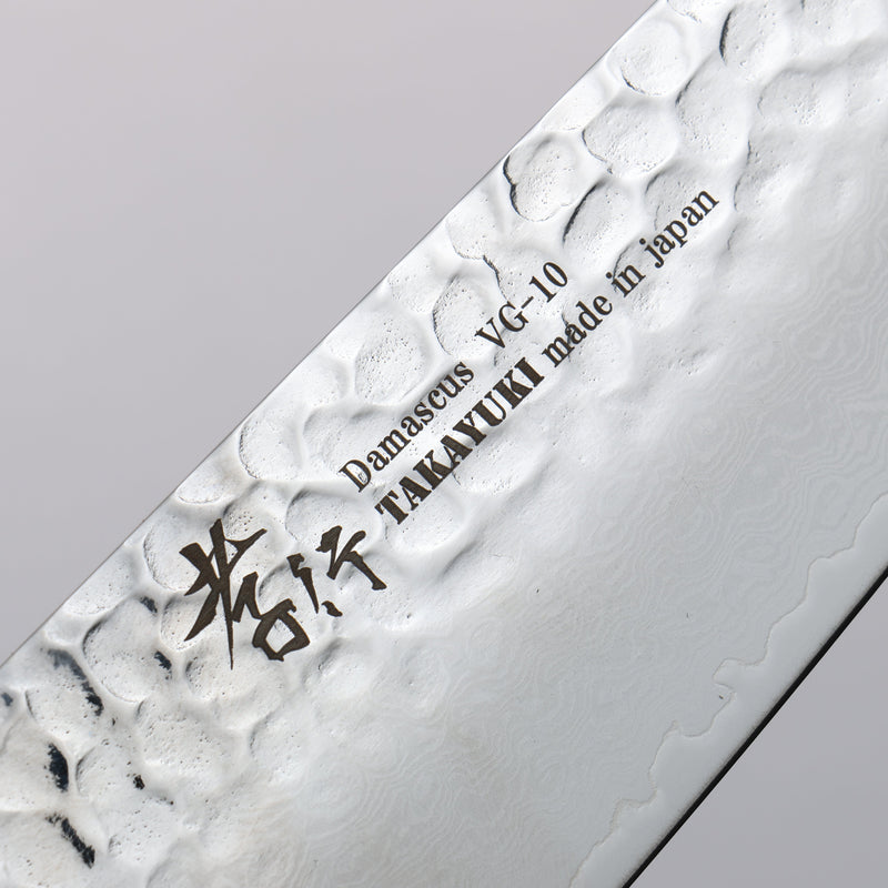 Sakai Takayuki VG10 Damasco de 33 Capas Santoku  170mm Mango de Laquerado de arce vivo (Saiseki) - Japanny-SP