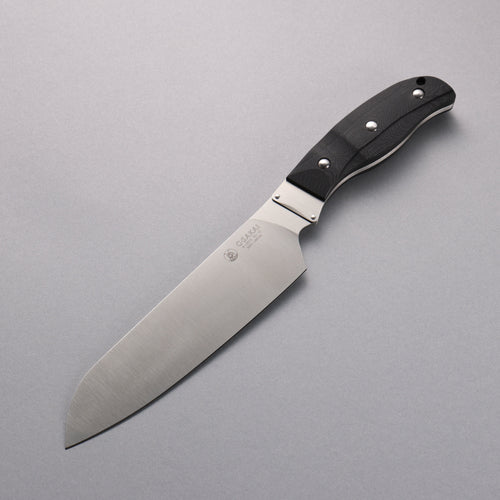 G.Sakai VG10 Santoku 165mm Mango de G-10 (negro) - Japanny-SP