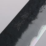 Oul Super Azul Nashiji Negro Gyuto 210mm Mango de Roble - Japanny-SP