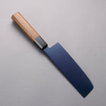 Seisuke Acero SK-85 Ion plating Nakiri 160mm Mango de Teca (férula: Plastico negra) - Japanny-SP