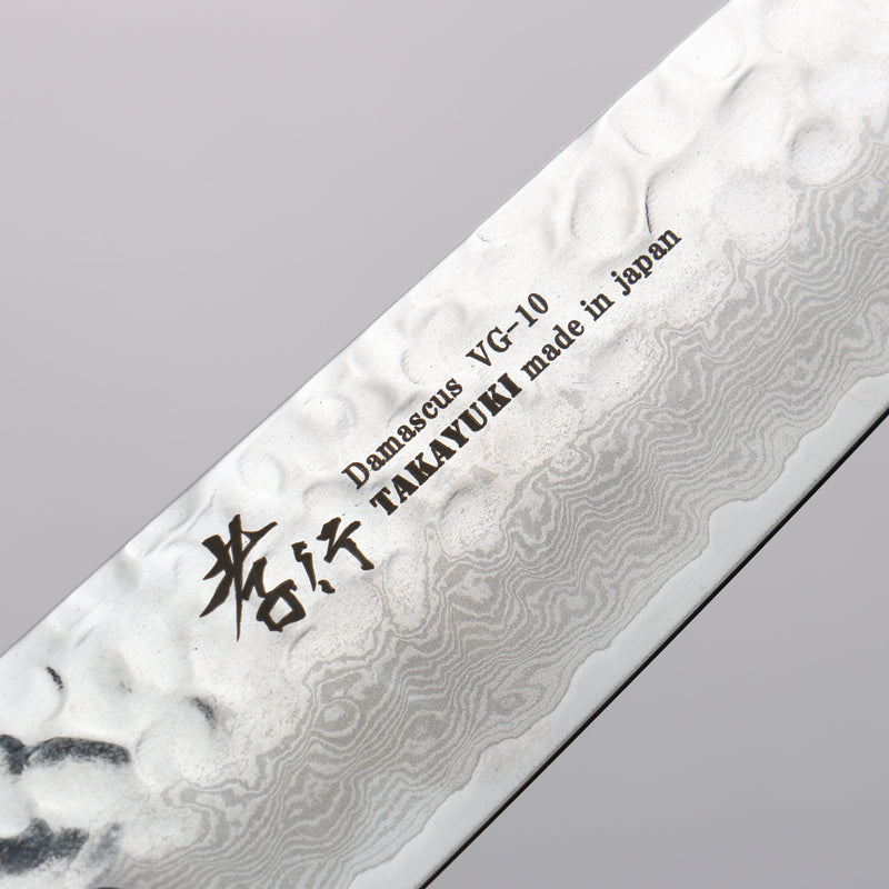 Sakai Takayuki Rinnou VG10 de 33 Capas Damasco Petty-Utilitario Cuchillo Japones 180mm Mango de Mango Lacado Purpura - Japanny-SP