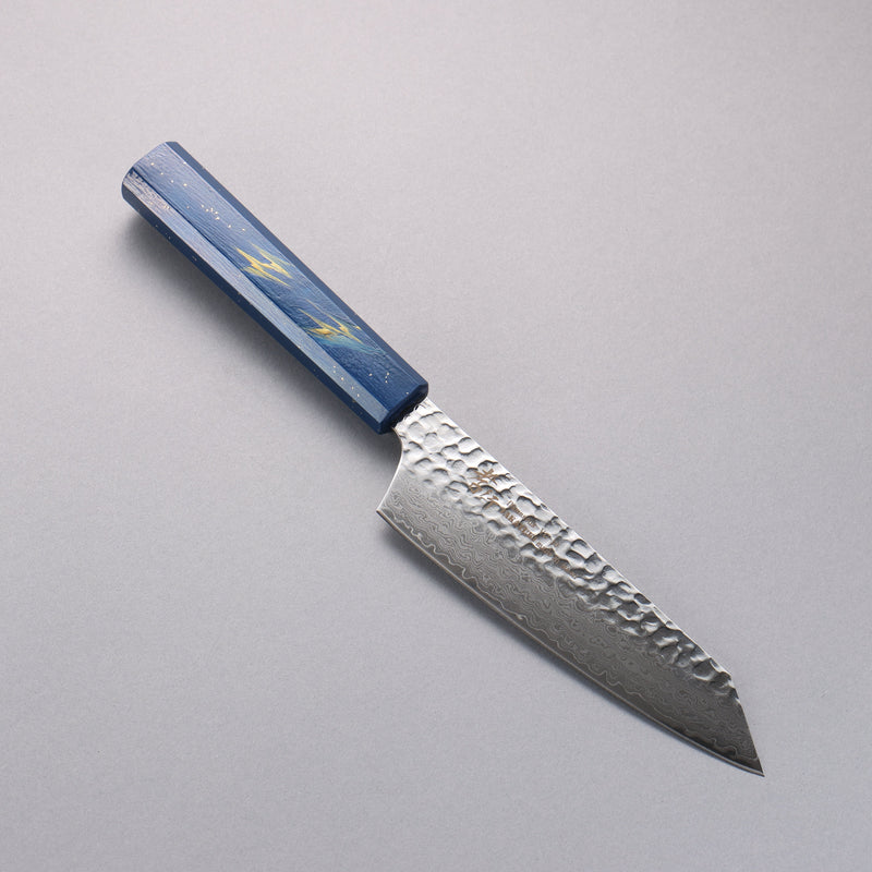 Sakai Takayuki VG10 Damasco de 33 Capas Kengata Santoku  160mm Mango de Laquerado de arce vivo (Saiseki) - Japanny-SP