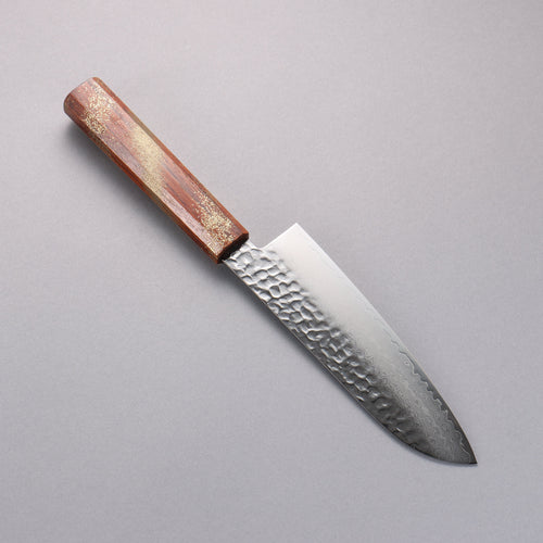 Sakai Takayuki VG10 Damasco de 33 Capas Santoku  170mm Mango de Laquerado de arce vivo (Seiren) - Japanny-SP