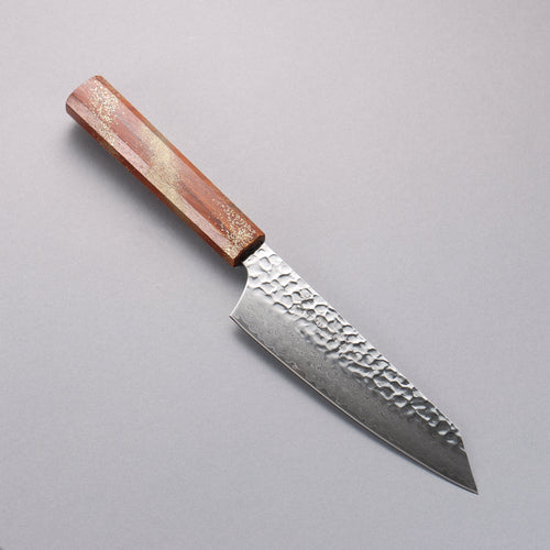 Sakai Takayuki VG10 Damasco de 33 Capas Kengata Santoku  160mm Mango de Laquerado de arce vivo (Seiren) - Japanny-SP