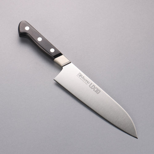 Misono UX10 Acero Inoxidable Santoku  180mm - Japanny-SP