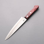 Nao Yamamoto Acero de Plata No.3 Nashiji Petty-Utilitario 160mm Mango de Madera de pakka roja - Japanny-SP