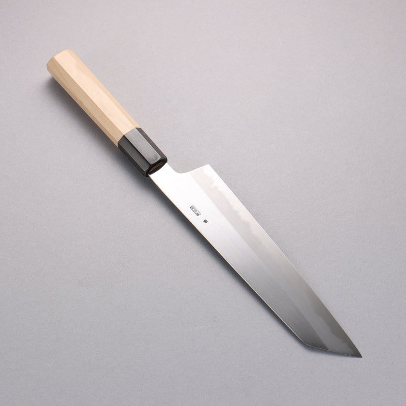 Kikuzuki Acero Blanco No.2 Kasumitogi Kiritsuke Gyuto  210mm Mango de Magnolia - Japanny-SP