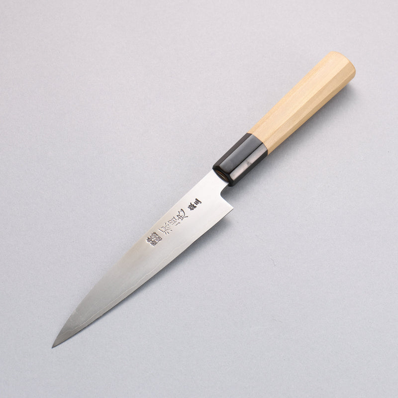 Minamoto Akitada Acero de Plata No.3 Kasumitogi Petty-Utilitario Cuchillo Japones 150mm Mango de Magnolia - Japanny-SP