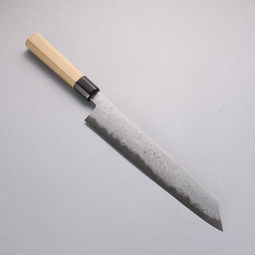 Kikuzuki Acero Azul No.1 Damasco Kiritsuke Gyuto  270mm Mango de Magnolia - Japanny-SP