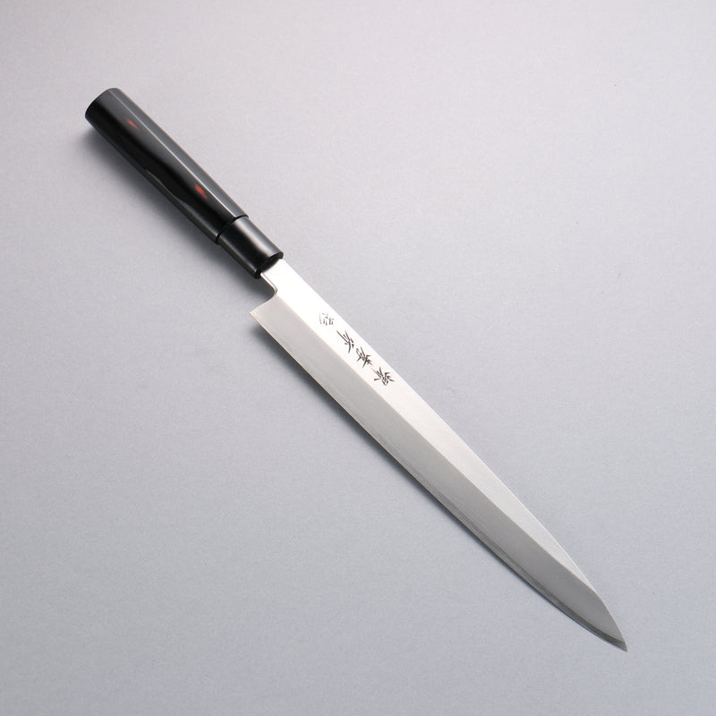 Sakai Takayuki Shikisai Akebono INOX Yanagiba  Mango de Laquerado Con funda - Japanny-SP