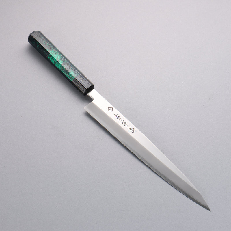 Sakai Takayuki Yanagiba Knife World Sushi Skills Institute Special Edition Green - Japanny-SP