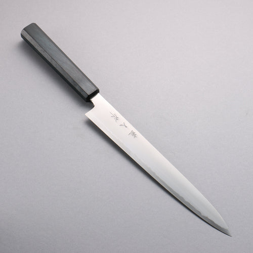 Naohito Myojin SG2 Kasumitogi Sujihiki 240mm Mango de Roble (teñido de índigo) - Japanny-SP