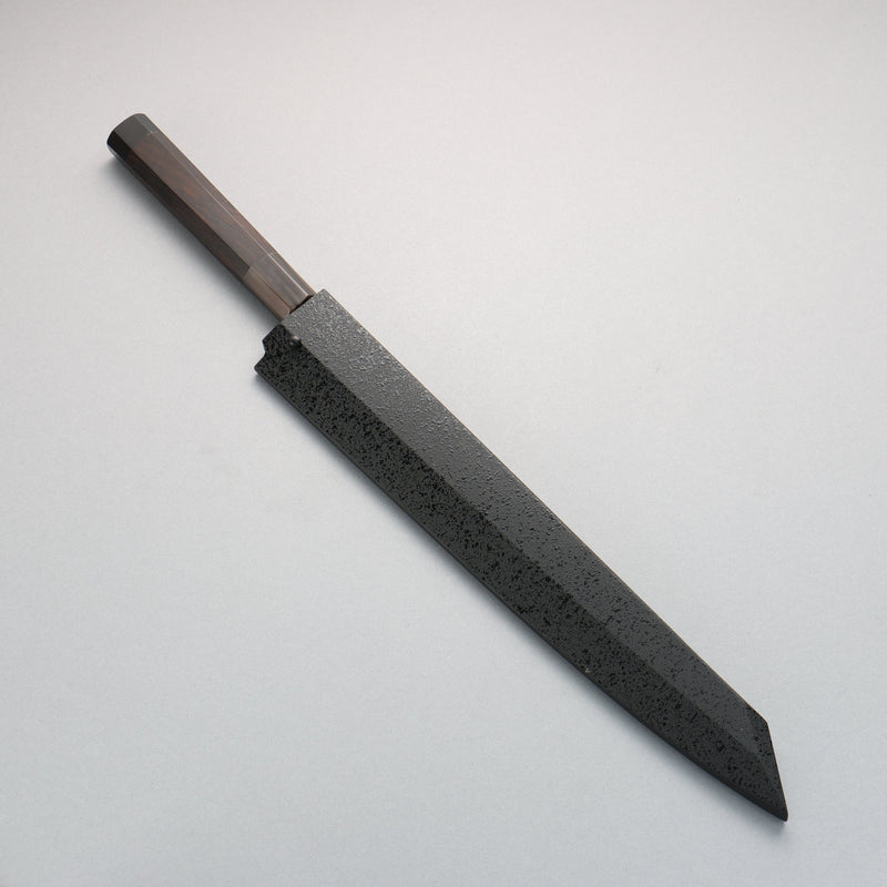 Sakai Takayuki Seiryu Acero Azul No.2 Kiritsuke Yanagiba  300mm Con funda - Japanny-SP