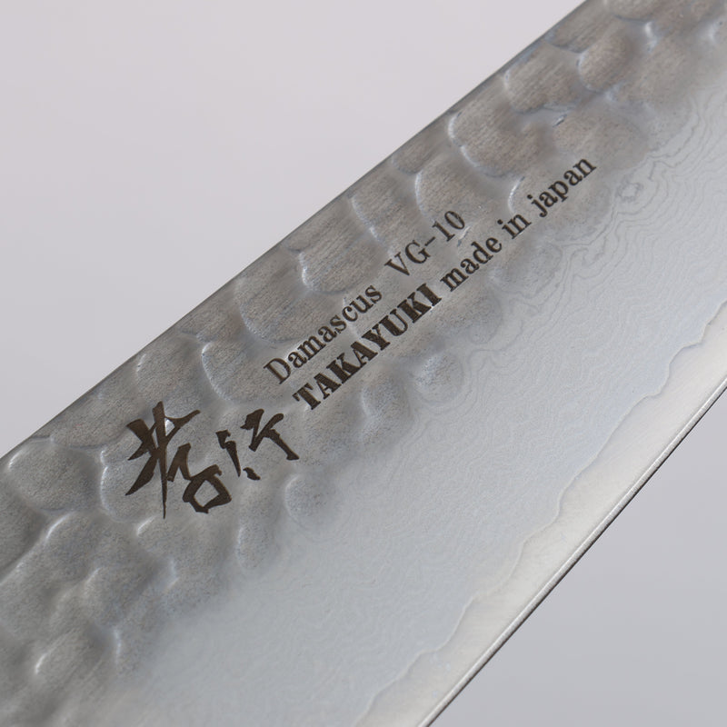 Sakai Takayuki VG10 Damasco de 33 Capas Sabaki  180mm Mango de Keyaki (Olmo Japones) - Japanny-SP