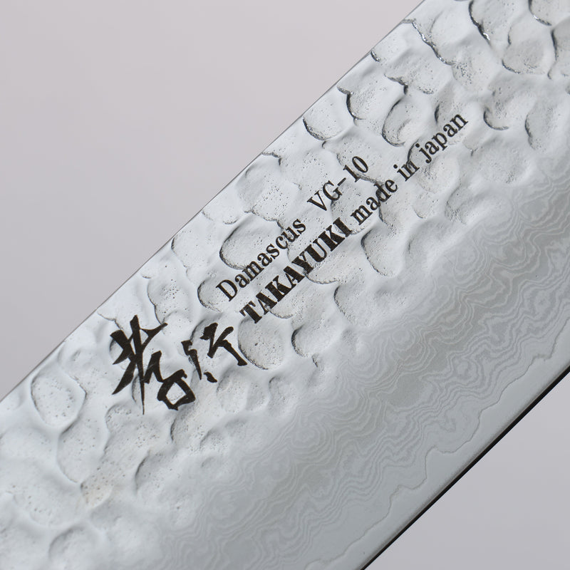 Sakai Takayuki Rinnou VG10 de 33 Capas Damasco Nakiri Cuchillo Japones 160mm Mango de Laca Negra - Japanny-SP