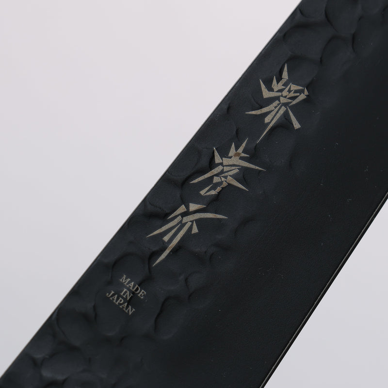 Sakai Takayuki Kurokage VG10 Martillado Cubierto de Teflon Sujihiki 240mm Mango de Lacado Negro - Japanny-SP