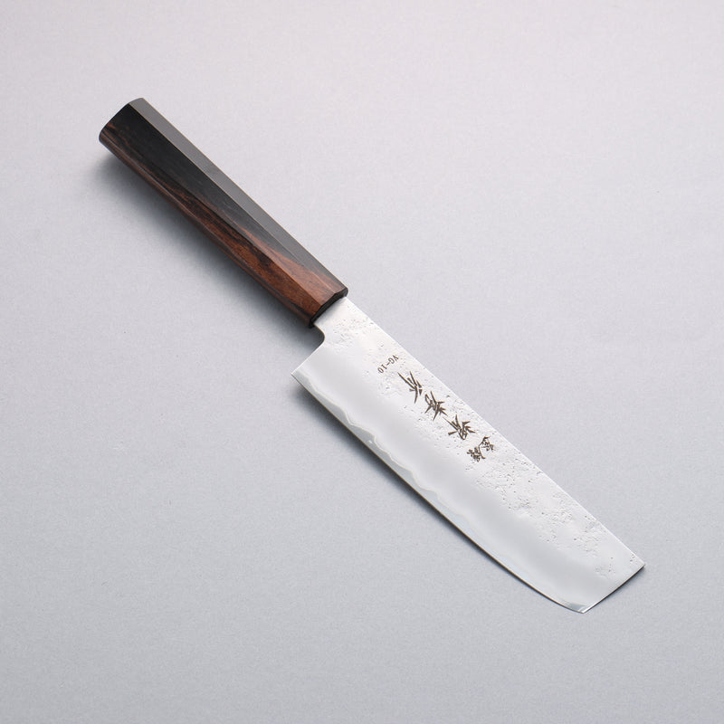 Sakai Takayuki VG10 Nashiji Nakiri 160mm Mango de Madera de ebano - Japanny-SP