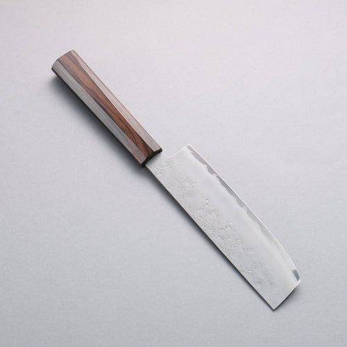 Sakai Takayuki VG10 Nashiji Nakiri 160mm Mango de Madera de ebano - Japanny-SP