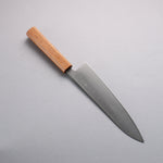 Seisuke Acero de Plata No.3 Terminado Migaki Pulido Gyuto 210mm Mango de Roble blanco - Japanny-SP