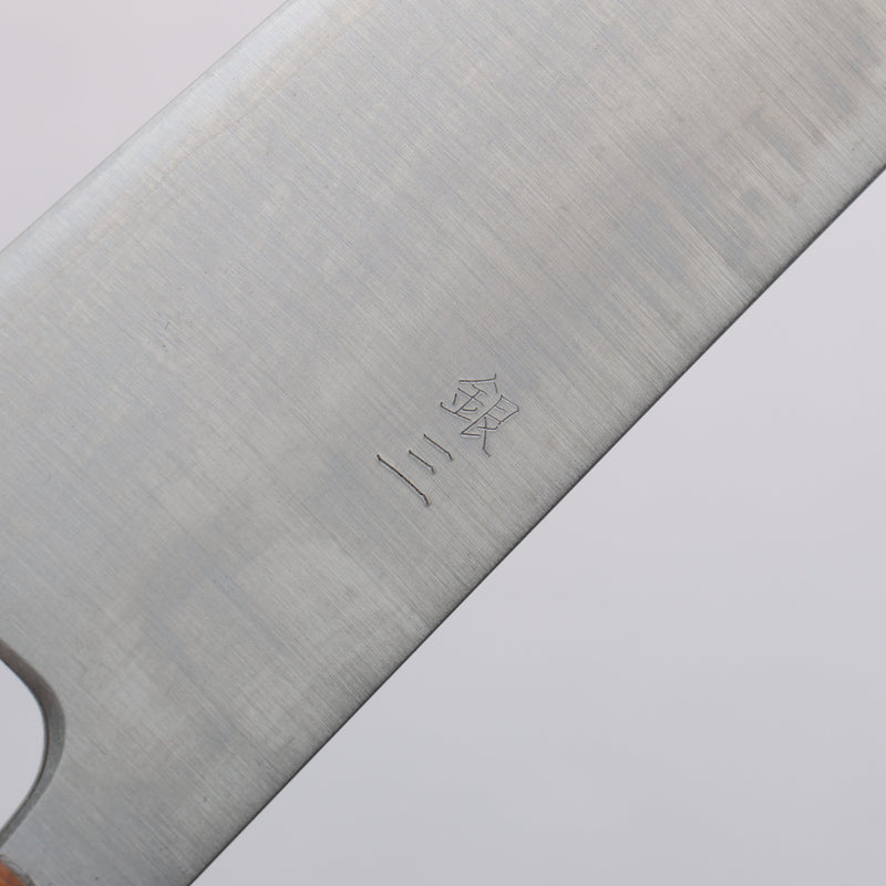 Seisuke Acero de Plata No.3 Terminado Migaki Pulido Gyuto 210mm Mango de Roble blanco - Japanny-SP