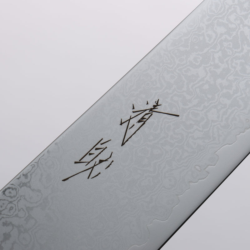 Seisuke VG10 Damasco Kiritsuke Sujihiki 270mm Mango de Roble (teñido de índigo) - Japanny-SP