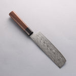 Seisuke AUS10 Espejo Cruzado Usuba 160mm Mango de Shitan (virola: madera de pakka negra) - Japanny-SP