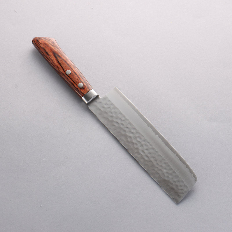 Seisuke VG1 Martillado Nakiri 165mm Mango de Caoba - Japanny-SP