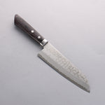 Seisuke VG10 Damasco Santoku 165mm Mango de Madera de Pakka Negra - Japanny-SP