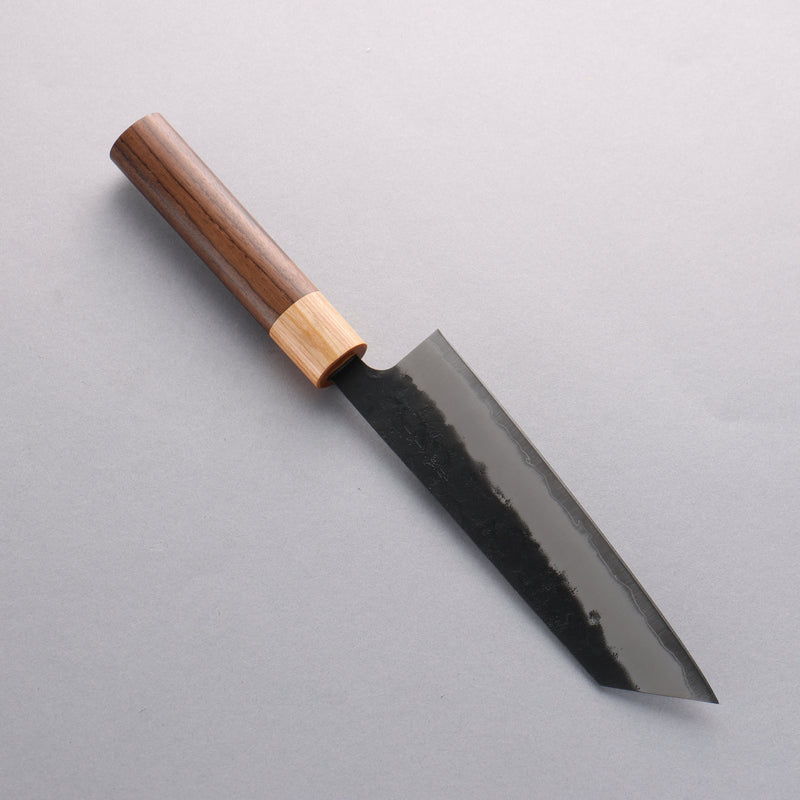 Seisuke Super Azul Nashiji Negro Bunka 170mm Mango de Palosanto (virola: madera de pakka blanco) - Japanny-SP