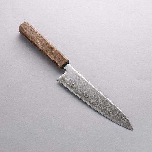 Seisuke VG10 Damasco con Terminado de Espejo Gyuto 180mm Mango de Roble - Japanny-SP