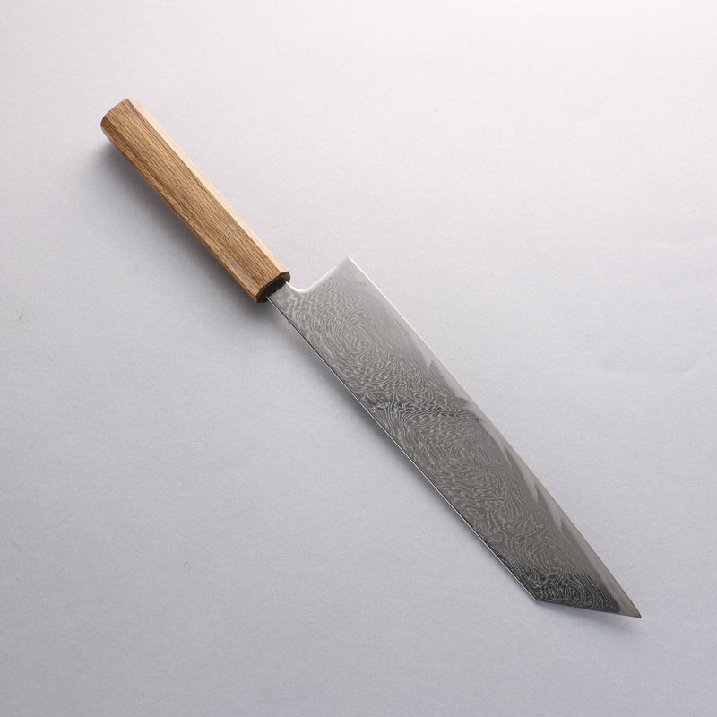 Seisuke Nami AUS10 Damasco con Terminado de Espejo Kiritsuke 240mm Mango de Roble - Japanny-SP