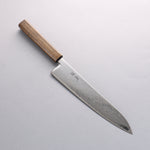 Seisuke VG10 Damasco con Terminado de Espejo Gyuto 240mm Mango de Roble - Japanny-SP