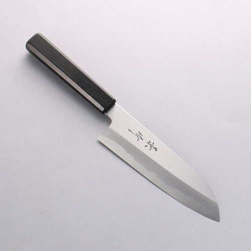 Kagekiyo Acero Blanco Santoku 165mm Mango de Laquerado (Magnolia) - Japanny-SP