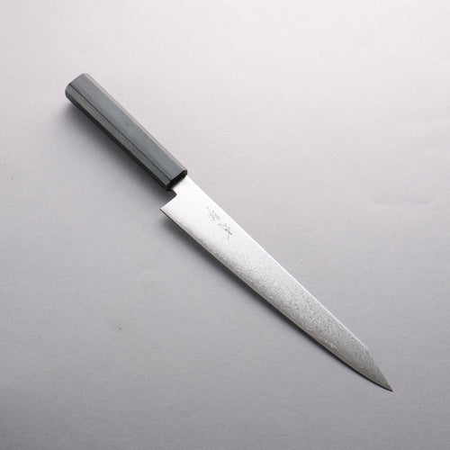 Seisuke VG10 Damasco Kiritsuke Sujihiki 240mm Mango de Roble (teñido de índigo) - Japanny-SP