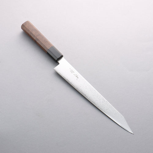 Seisuke VG10 Damasco Kiritsuke Sujihiki 240mm Mango de Nogal - Japanny-SP