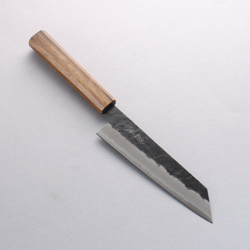 Oul Super Azul Nashiji Negro Bunka 170mm Mango de Roble - Japanny-SP