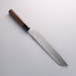 Hideo Kitaoka Acero Blanco No.2 Damasco Kiritsuke Yanagiba 240mm Mango de Shitan - Japanny-SP