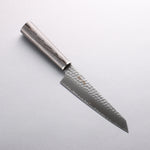 Seisuke VG10 Martillado Kiritsuke Petty, Utilitario 150mm Mango de Contrachapado de carbón - Japanny-SP