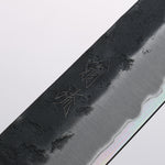 Oul Super Azul Nashiji Negro Sujihiki 270mm Mango de Roble - Japanny-SP