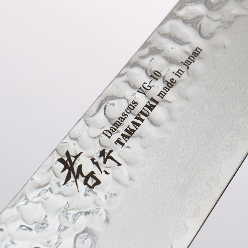 Sakai Takayuki VG10 de 33 Capas Damasco Gyuto Cuchillo Japones 210mm Mango de flores de cerezo silvestres (dodecágono) - Japanny-SP