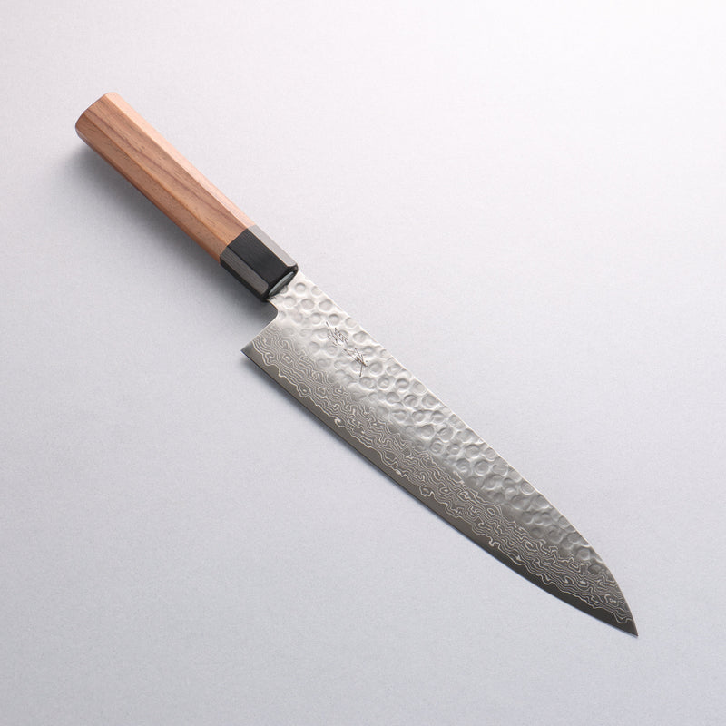 Seisuke AUS10 Damasco de 45 Capas Gyuto 210mm Mango de Shitan - Japanny-SP