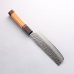 Sakai Takayuki VG10 de 33 Capas Damasco Nakiri Cuchillo Japones 170mm Mango de flores de cerezo silvestres (dodecágono) - Japanny-SP