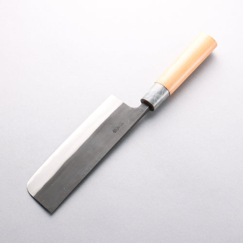 Nao Yamamoto Acero Blanco No.2 Kurouchi Nakiri 165mm Mango de Cerezos Floreciendo - Japanny-SP